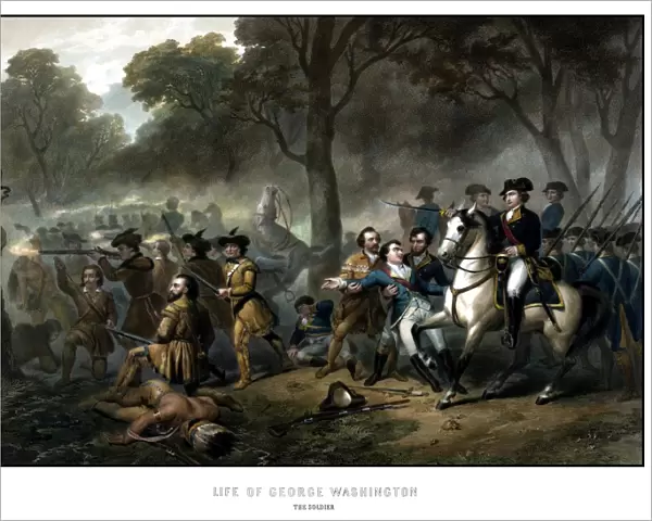 Digitally restored print of the Battle of the Monongahela