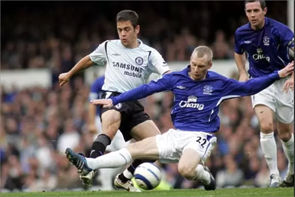 Intense Rivalry: Tony Hibbert vs Joe Cole - The Unforgettable Tackle at Everton vs Chelsea