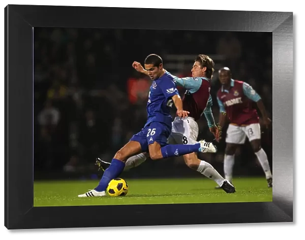 Battle for the Ball: Rodwell vs Parker - Everton vs West Ham United, Premier League (December 2010)