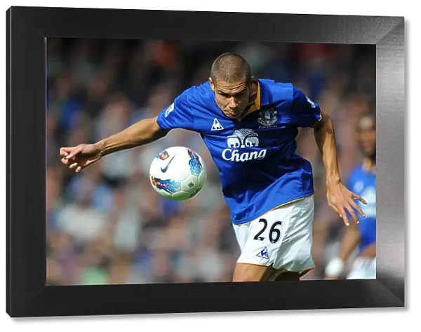 Jack Rodwell in Action: Everton vs Wigan Athletic, Barclays Premier League (September 17, 2011), Goodison Park