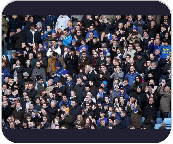 Everton Fans Unite: Gathering at Villa Park Before the Premier League Showdown (14 January 2012)