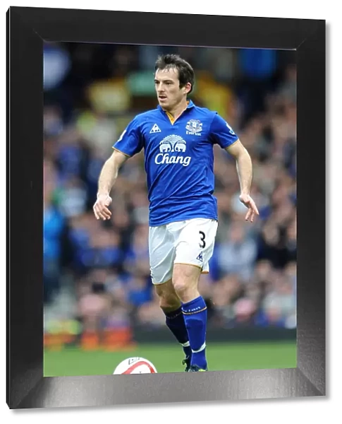 Leighton Baines in FA Cup Sixth Round Action: Everton vs. Sunderland (17 March 2012)