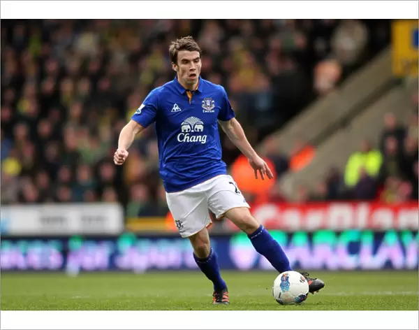 Seamus Coleman in Action: Everton vs. Norwich City, Barclays Premier League (07 April 2012)
