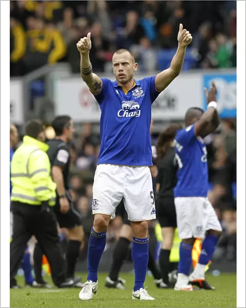 Johnny Heitinga's Triumphant Moment: Everton 1-0 Sunderland, Barclays Premier League (09 April 2012, Goodison Park)