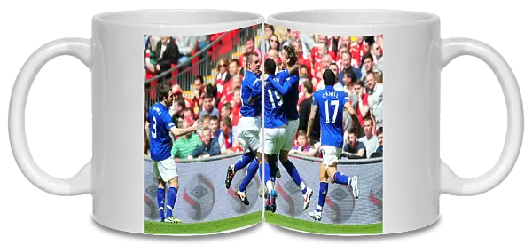 Everton's Jelavic Scores Historic Goal Against Liverpool in FA Cup Semi-Final at Wembley (April 14, 2012)