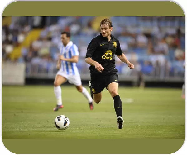 Jelavic in Action: Everton vs Malaga CF - Pre-Season Friendly at La Rosaleda Stadium