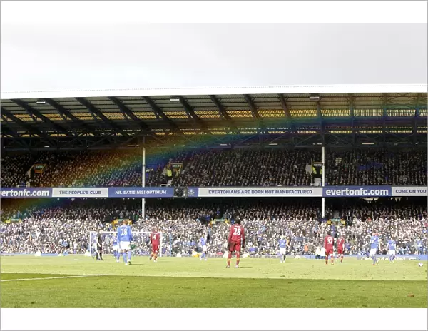 Rainbow Triumph: Everton's 2-0 Victory Over Manchester City in the Premier League (March 16, 2013)