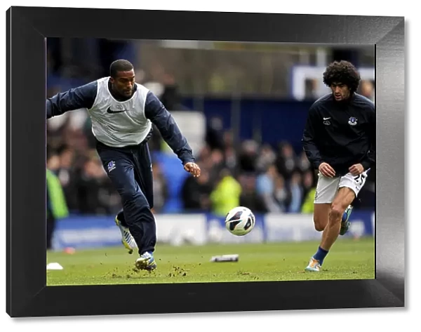 Distin's Defiant Performance: Everton's Historic 2-0 Victory Over Manchester City (BPL 2012-13, Goodison Park)