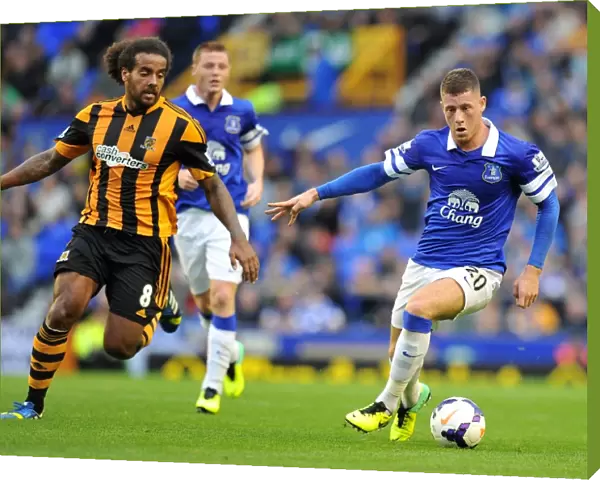 Barkley's Battle: Everton's Edge Over Huddlestone in Premier League Showdown (Everton 2 - Hull City 1)
