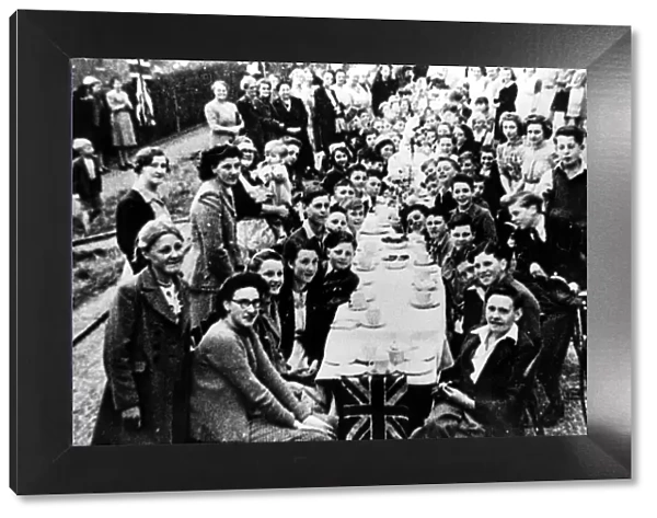 VE Day Celebrations, Sheffield, Yorkshire, 1945