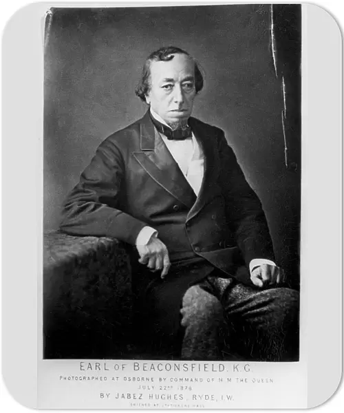 Benjamin Disraeli, 1st Earl of Beaconsfield (1804-1881), British Conservative statesman, 1878. Artist: Cornelius Jabez Hughes