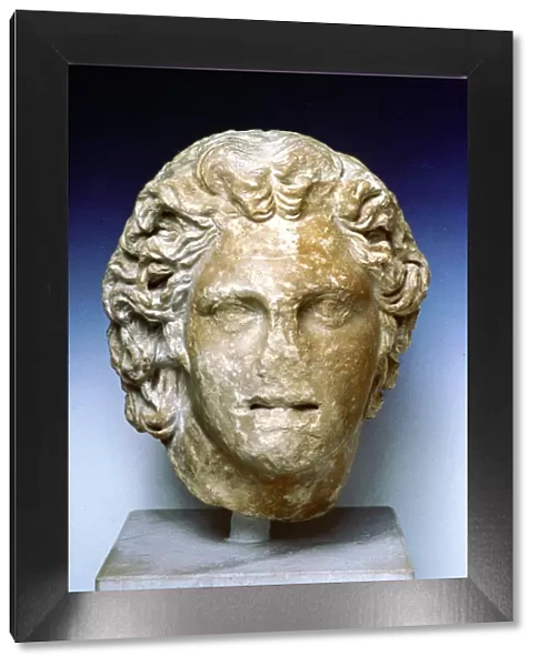 Ivory portrait bust of Alexander the Great, 4th century BC