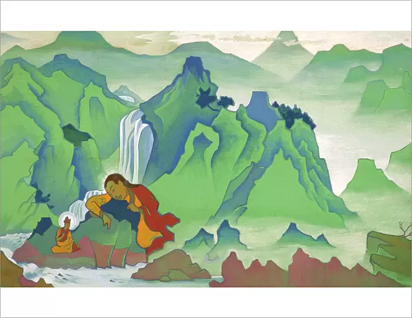 Padma Sambhava, 1924. Artist: Nicholas Roerich