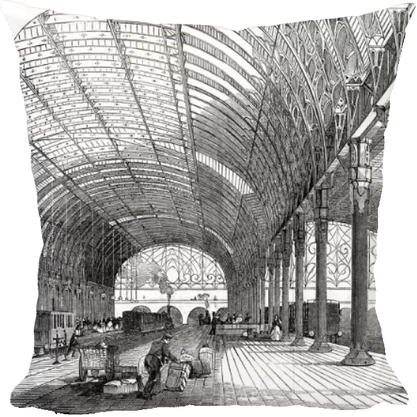 Paddington Station, the London terminus of the Great Western Railway, 1854