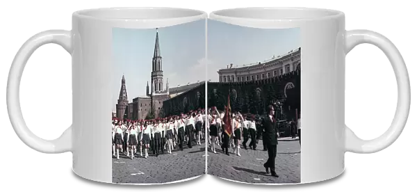 Parade of the Young Pioneers, Red Square, Moscow, 1972