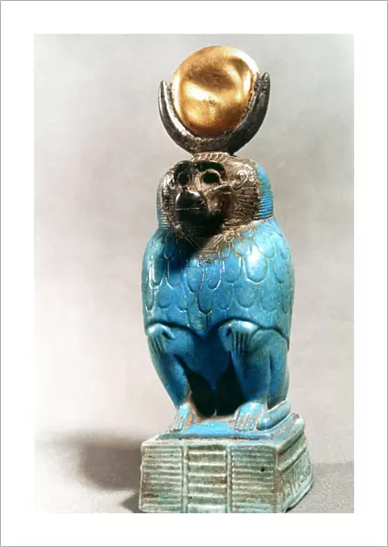 Statue of the Ancient Egyptian god Thoth in baboon form