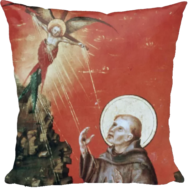St Francis receiving the Stigmata, c1430-1451. Artist: Stephan Lochner