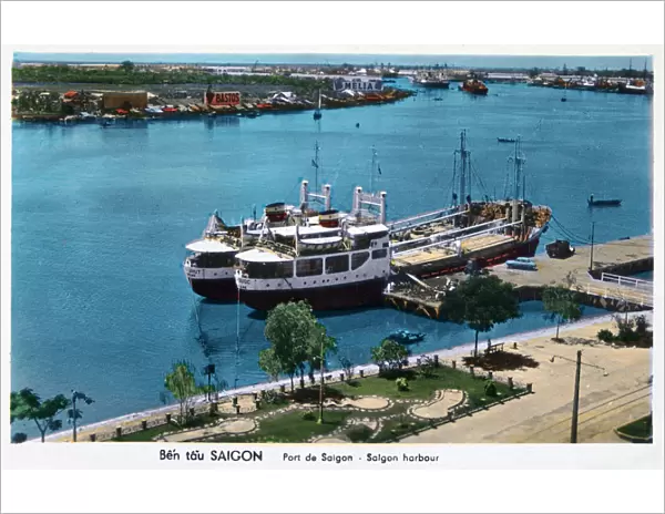 Saigon harbour, French Indochina (Vietnam), 20th century