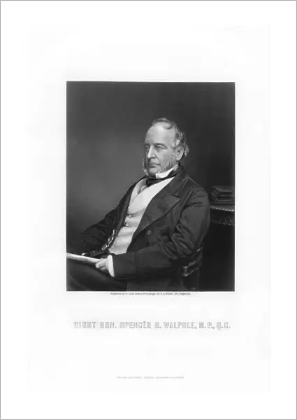 Spencer Horatio Walpole, British politician, 1881. Artist: G Cook