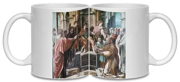 The Conversion of the Proconsul, 1515-1516. Artist: Raphael
