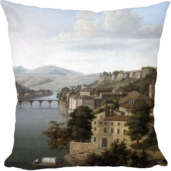 View of the Rhone. c1777-1840. Artist: Alexandre Haycinthe Dunouy