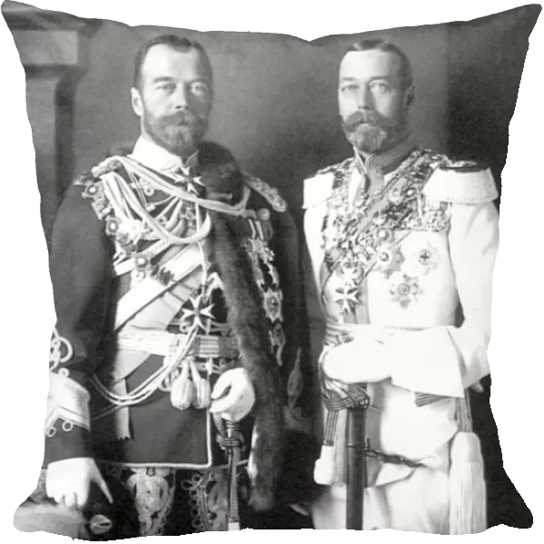 Tsar Nicholas II of Russia and George V of the United Kingdom, 1913