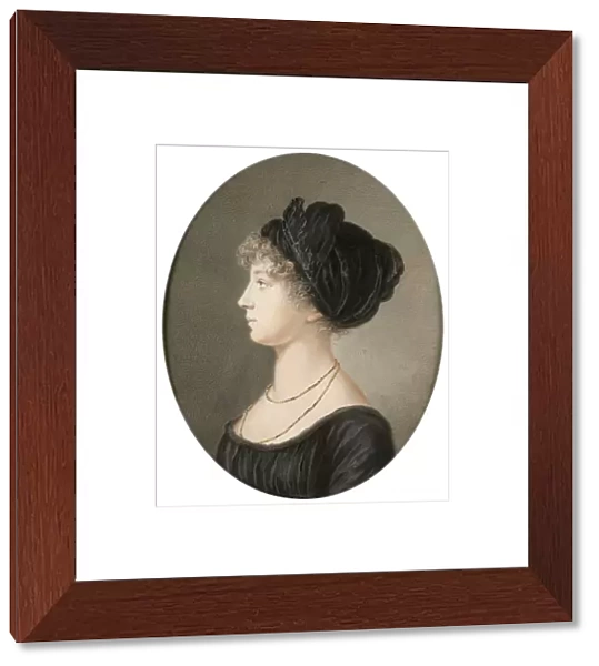 Tsarina Elizabeth Alexeievna of Russia, 1824. Artist: Jean-Henri Benner