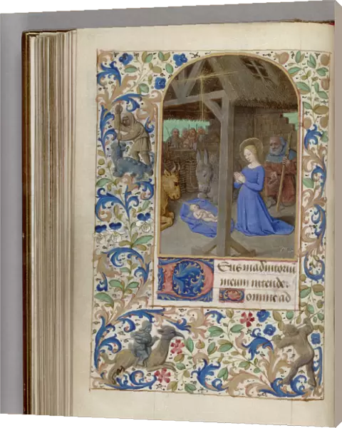 Nativity (Book of Hours), 1450-1499. Artist: Fouquet, Jean (workshop)