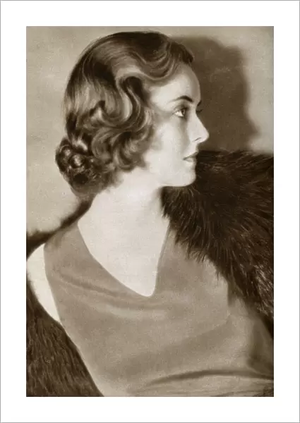 Bette Davis, American actress, 1933