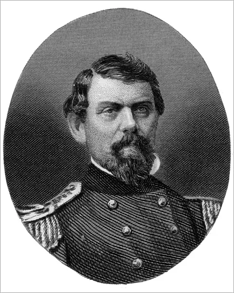 William J Hardee, Confederate general, 1862-1867. Artist: J Rogers