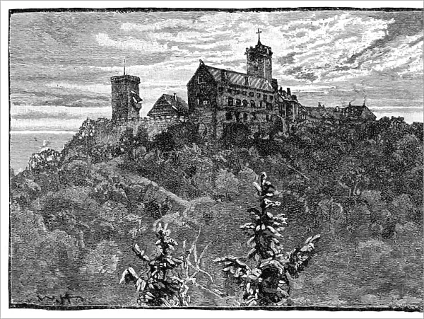 The Castle of Wartburg, 1900