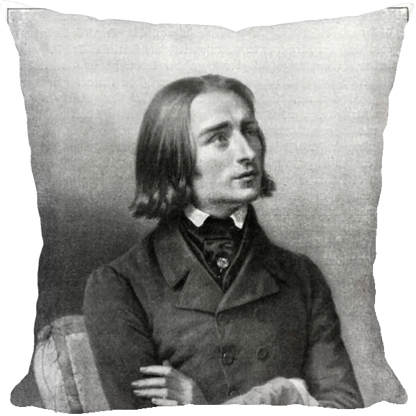 Franz Liszt, 19th century Hungarian virtuoso pianist and composer, (1900)
