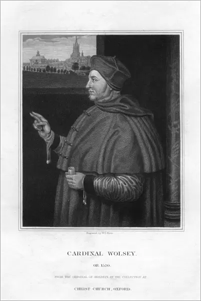 Cardinal Thomas Wolsey (c1475-1530), 1832. Artist: WT Mote