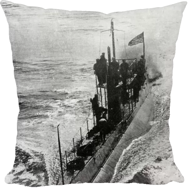 American submarine Preparedness at full speed, First World War, 1914-1918, (c1920)