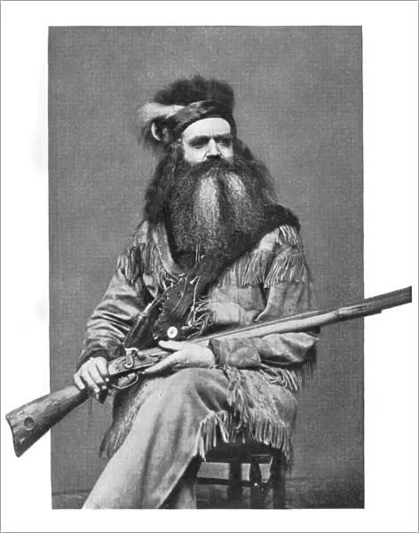Seth Kinman, American hunter, 19th century, (1908)