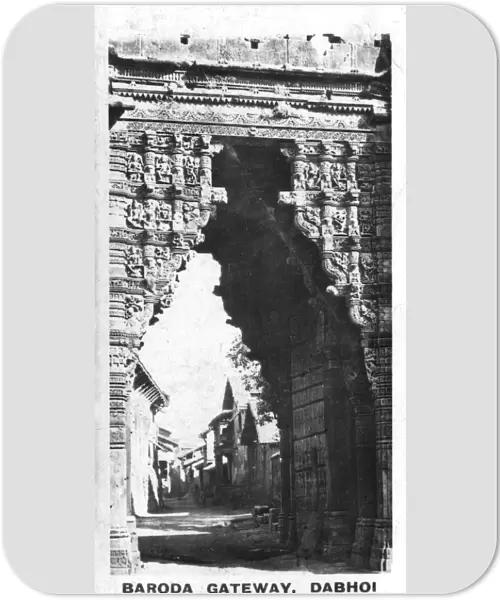 Baroda Gateway, Dabhoi, Gujarat, India, c1925