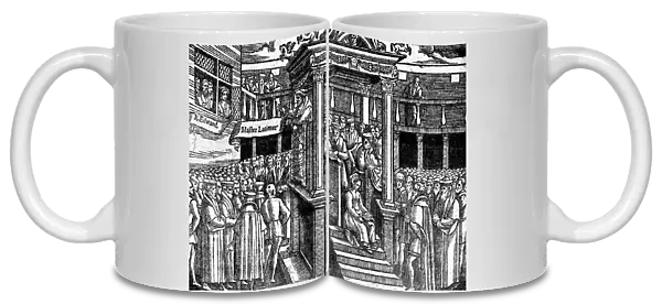 Latimer Preaching Before King Edward VI, c1550 (c1920)