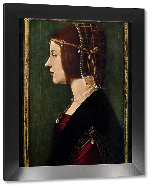 Beatrice d Este (1475-1497), c1490. Artist: Leonardo da Vinci