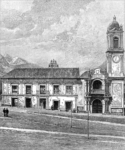 The Palace of Congress, La Paz, Bolivia, 1895