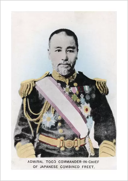 Admiral Togo, Commander-in-chief of Japanese Combined Fleet, c1903-1905