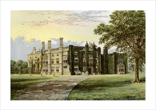 Drakelowe Hall, Derbyshire, home of Baronet Gresley, c1880