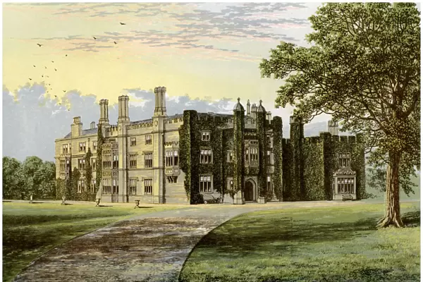 Drakelowe Hall, Derbyshire, home of Baronet Gresley, c1880