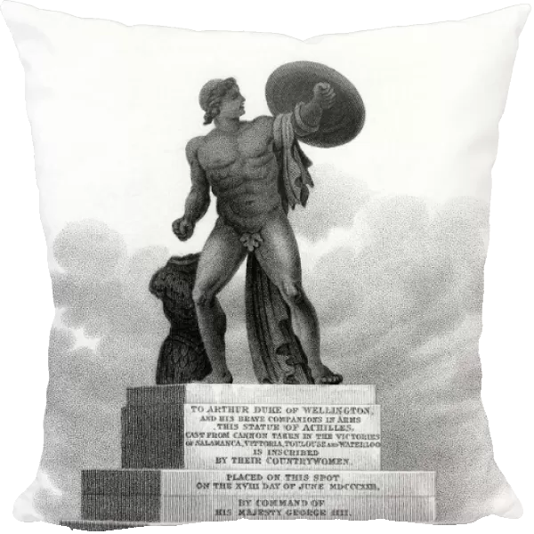 Statue of Achilles, Hyde Park, London, 1827. Artist:s Freeman