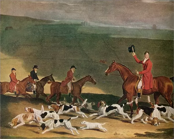 Francis Dukinfield Astley, Esq. and his Harriers, 1809. (1941). Artist: Richard Woodman