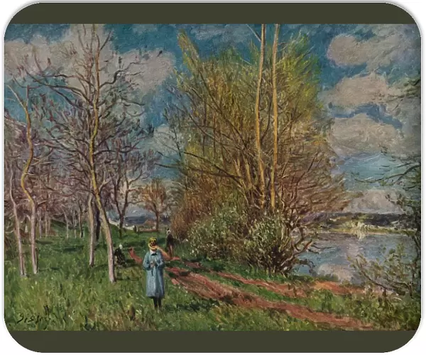 The Small Meadows in Spring, c1880-1. Artist: Alfred Sisley