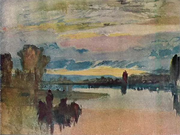 On the Lake at Petworth - Evening, 1909. Artist: JMW Turner