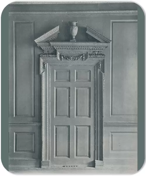 Door of Panelled Room, Early Georgian, 26, Hatton Garden, c1909