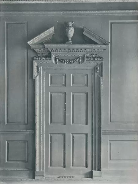 Door of Panelled Room, Early Georgian, 26, Hatton Garden, c1909
