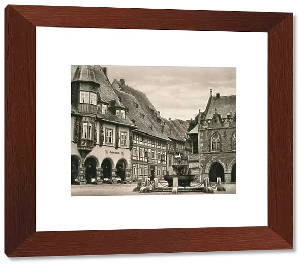 Goslar - Marketplace, 1931. Artist: Kurt Hielscher