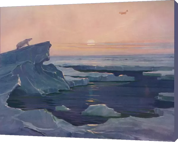 Flying over the Polar Wastes, 1927